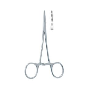 Kleszczyki naczyniowe Halsted Mosquito proste 125mm