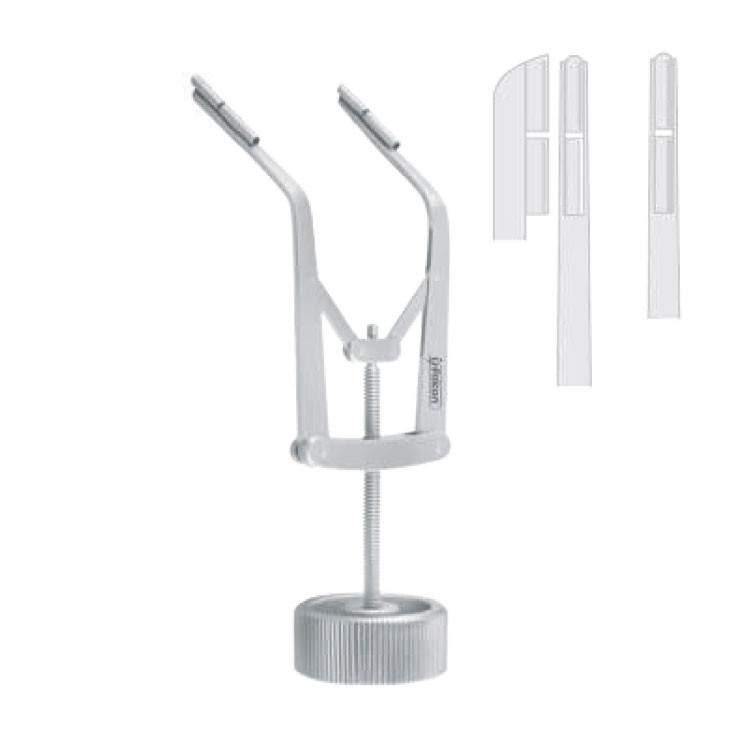 Retractor TMJ self-retaining Wilkes 60° left 90mm - Falcon Medical