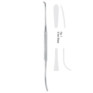 Elevator double ended Obwegeser-Freer fig.1, 210mm