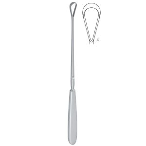 Skrobaczka maciczna Sims ostra-sztywna 11mm 255mm fig.4