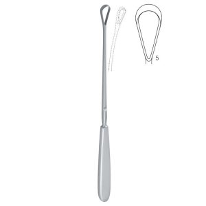 Skrobaczka maciczna Sims ostra-giętka 12mm 255mm fig.5