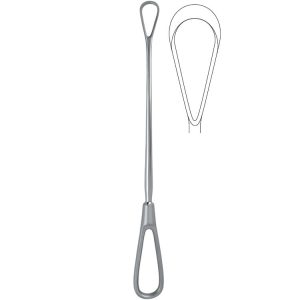 Skrobaczka maciczna Bumm tępa-giętka 22mm 290mm