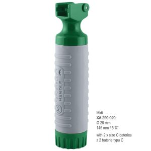 Rękojeść jednorazowy do laryngoskopu światłowodowe Midi z baterią