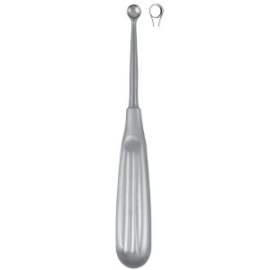 Łyżeczka kostna Bruns okrągła 6mm/170mm fig.0