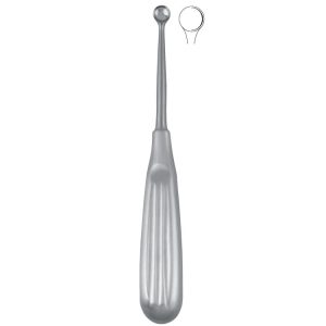 Łyżeczka kostna Bruns okrągła 10mm/170mm fig.3