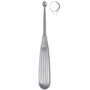 Łyżeczka kostna Bruns okrągła 12.8mm/170mm fig.5