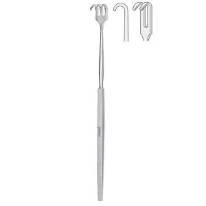 Hak Falcon 2-zębny tępy 160mm