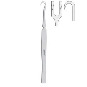 Hak mod.Angielski 2-zębny ostry 160mm