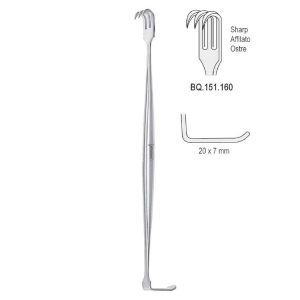 Hak Senn-Miller (Kilner) dwustronny ostry 160mm