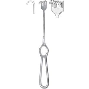 Hak Volkmann 6-zębny tępy 215mm