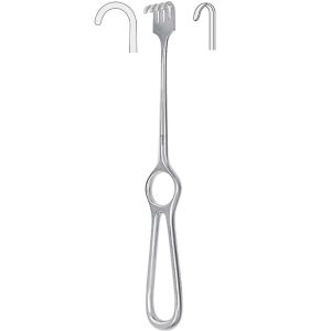 Hak Kocher 1-zębny tępy 220mm