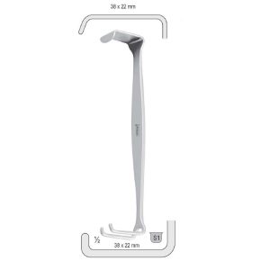 Hak Mathieu 38x22mm 190mm