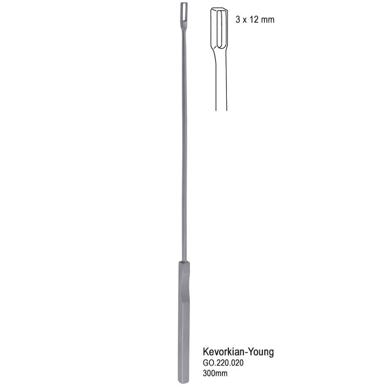 Skrobaczka biopsyjna Kevorkian-Young 3x12mm 300mm