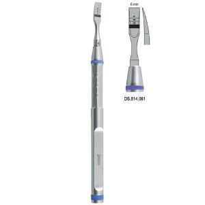 Osteotom zagięty 6mm