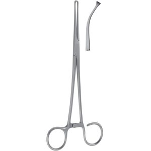 Kleszczyki White-Clover do chwytania migdałków zagięte 190mm