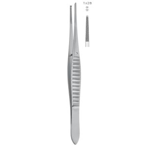 Penseta chirurgiczna Gillies 1x2 ząbki 180mm