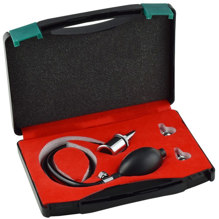 Wziernik uszny Siegle pneumatyczny z 3 końcówkami (6.5 7 8mm) i gruszką gumową