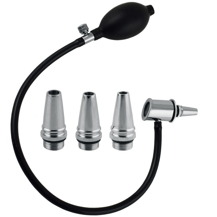 Wziernik uszny Siegle pneumatyczny z 3 końcówkami (6.5 7 8mm) i gruszką gumową Wziernik uszny Siegle pneumatyczny z 3 końcówkami (6.5 7 8mm) i gruszką gumową