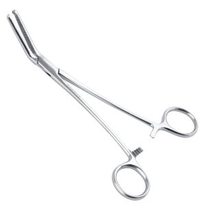 Kleszcze Chelsea Hosp. do histerektomii zagięte 1x2 ząb. 200mm