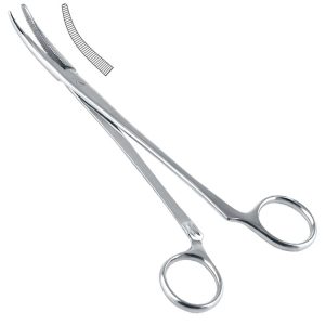 Kleszczyki naczyn. Spencer Wells zagięte 230mm