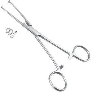 Kleszcze Allis do tkanek 3x4 ząbki, 155mm