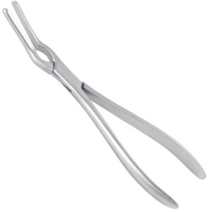 Asch septum forceps curved 23cm