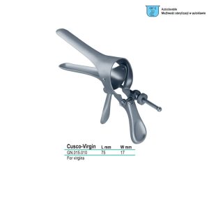 Wziernik pochwowy Cusco dla dziewic 75x17mm śruba z boku