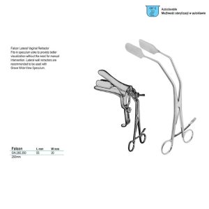 Hak pochwowy boczny Falcon 250mm