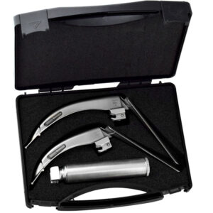Laryngoscope standard light MacMov set blade fig. 3 to 4 + Midi handle