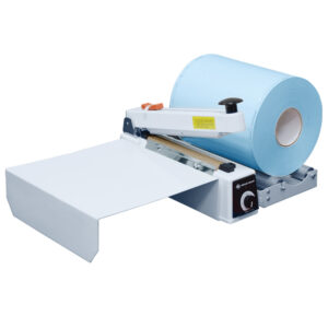 Sealing machine complete with stand and table