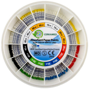 Ćwieki papierowe o odchodzeniu .02 asortyment z organizerem (Opak. 400 szt.)