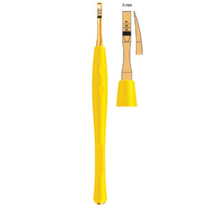 Century-Line Osteotome with marking curved 4mm