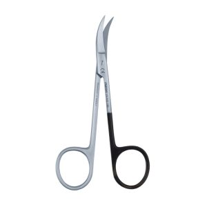 Nożyczki Falcon zaokrąglone 120mm, jedno ostrze ząbkowane