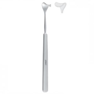 Retractor orbital/eye lid Tessier 10mm, 150mm