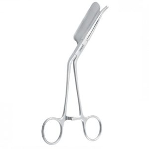 Clamp ramus Obwegeser curved narrow left 170mm