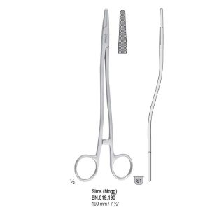 Needle holder Sims (Mogg) S-Shape 200mm