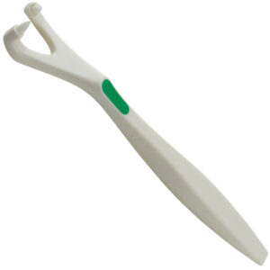 Gum-Saver dual pointed toothbrush