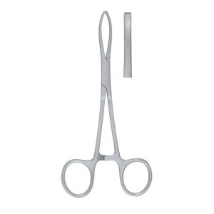 Kleszcze Rutherford do tkanek 4x5 ząb, 150mm