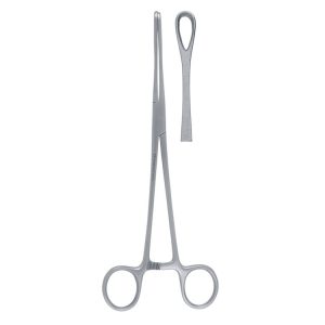 Kleszczyki zaciskowe jelitowe Denis Browne proste 200mm