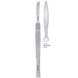 Skalpel ze stali nierdzewnej, ostrze 50mm fig. 16