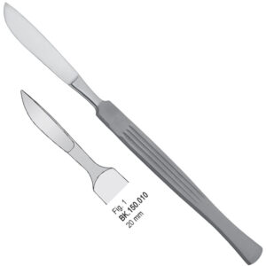 Scalpel stainless steel 20mm blade fig. 1