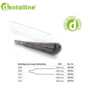 Ligatury długie .012" (1000 szt.)