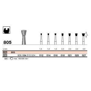 Wiertło diamentowe FG 805G.314.534.016