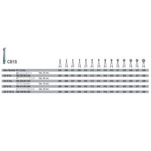 Wiertło z węglika spiekanego CB1S 500 314 001 003.023FG