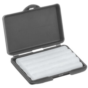 Clear relief wax unscented silver box (Pack of 10 pieces)
