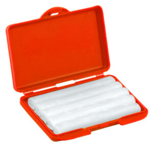 Clear relief wax unscented orange box (Pack of 10 pieces)