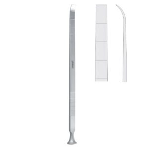 Epker Osteotom z podziałką mocno zagięty 8x180mm