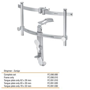 Mouth gag Dingman-Zuniga tongue plate only 65x30mm