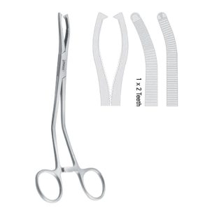 Forceps bone holding Dingman-Jeter-Van Sickels 1x2th 190mm
