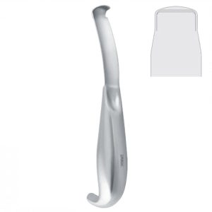 Retractor mandibular body Arnett 170mm